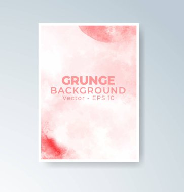 Mevsimsel temalar için mükemmel harmanlanmış ılık suluboya arkaplan kartları.