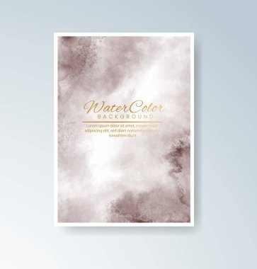 Mevsimsel temalar için mükemmel harmanlanmış ılık suluboya arkaplan kartları.