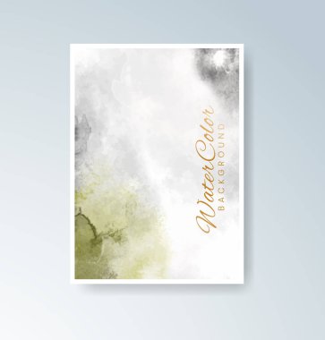 Mevsimsel temalar için mükemmel harmanlanmış ılık suluboya arkaplan kartları.