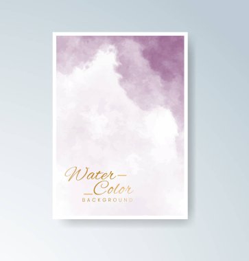 Mevsimsel temalar için mükemmel harmanlanmış ılık suluboya arkaplan kartları.