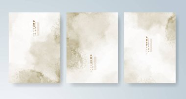 Parlak renkli vektör suluboya arkaplanlı kartlar. Randevunuz, kartpostalınız, afişiniz için tasarım.