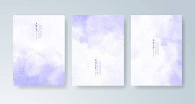 Parlak renkli vektör suluboya arkaplanlı kartlar. Randevunuz, kartpostalınız, afişiniz için tasarım.