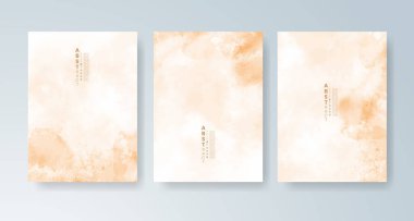 Parlak renkli vektör suluboya arkaplanlı kartlar. Randevunuz, kartpostalınız, afişiniz için tasarım.