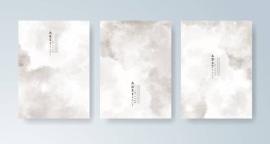 Parlak renkli vektör suluboya arkaplanlı kartlar. Randevunuz, kartpostalınız, afişiniz için tasarım.