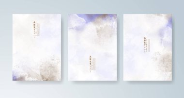 Parlak renkli vektör suluboya arkaplanlı kartlar. Randevunuz, kartpostalınız, afişiniz için tasarım.