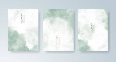 Parlak renkli vektör suluboya arkaplanlı kartlar. Randevunuz, kartpostalınız, afişiniz için tasarım.