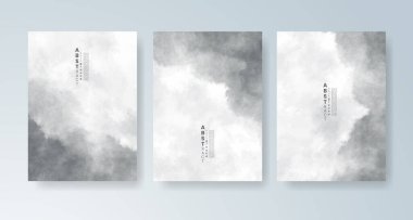 Parlak renkli vektör suluboya arkaplanlı kartlar. Randevunuz, kartpostalınız, afişiniz için tasarım.