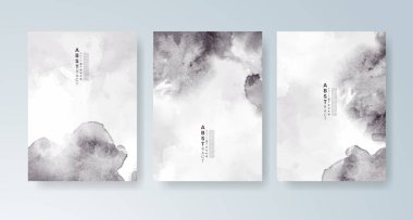 Parlak renkli vektör suluboya arkaplanlı kartlar. Randevunuz, kartpostalınız, afişiniz için tasarım.