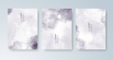 Parlak renkli vektör suluboya arkaplanlı kartlar. Randevunuz, kartpostalınız, afişiniz için tasarım.