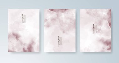 Parlak renkli vektör suluboya arkaplanlı kartlar. Randevunuz, kartpostalınız, afişiniz için tasarım.