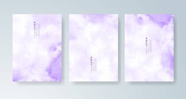 Parlak renkli vektör suluboya arkaplanlı kartlar. Randevunuz, kartpostalınız, afişiniz için tasarım.