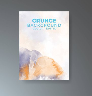 Suluboya geçmişi olan kartlar. Kapak için tasarım, tarih, kartpostal, afiş, logo.