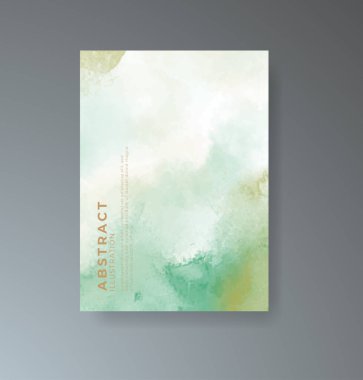 Suluboya geçmişi olan kartlar. Kapak için tasarım, tarih, kartpostal, afiş, logo.