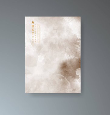 Suluboya geçmişi olan kartlar. Kapak için tasarım, tarih, kartpostal, afiş, logo.