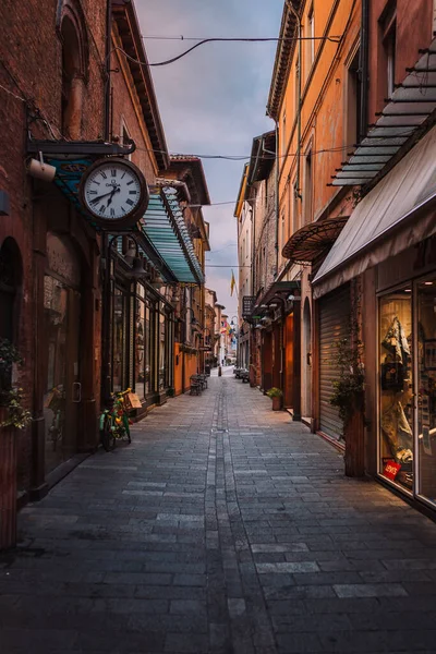 Ravenna Emilia Romagna Italië Augustus 2020 Steegje Het Historische Centrum — Stockfoto