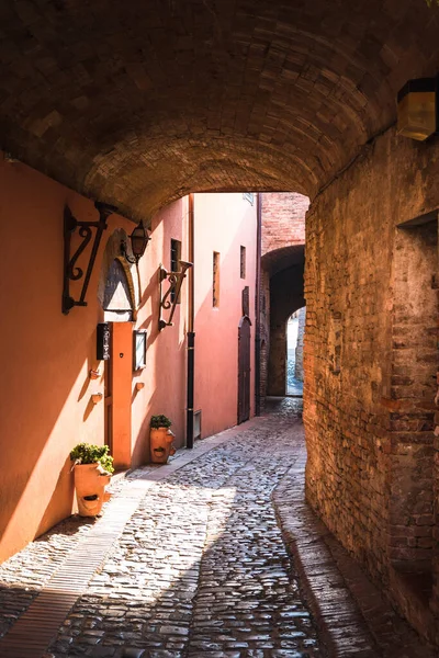 Certaldo Firenze Italien Augusti 2020 Gamla Byn Certaldo Toscana Italien — Stockfoto