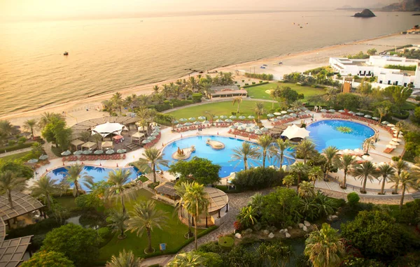 Meridien Aqah Beach Resort Hotel Estrellas 218 Amplias Habitaciones Fujairah —  Fotos de Stock