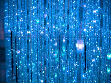 Işık ve yüksek teknoloji kullanan sergi Tokyo, Odaiba, Japonya - Sınır Tanımayan Takım Laboratuvarı