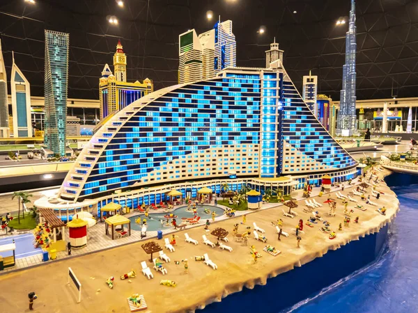 Dubai Förenade Arabemiraten December 2019 Legoland Water Park Vid Dubai — Stockfoto