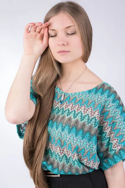 beautiful girl in a long skirt, photo shoot, glasses, short dress, fun