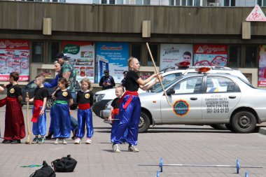 Nakış Kenti Nakış Yürüyüşü. Ukrayna. 21 Ağustos 2016