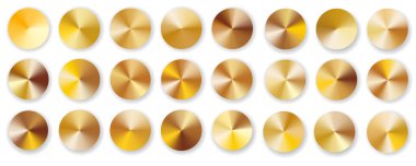 Altın radyal gradyan büyük koleksiyon