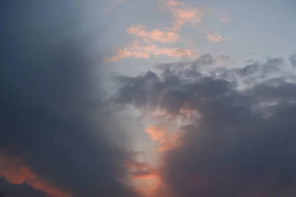 Beautiful Sunset Dramatic Clouds Sky — Stock Photo, Image