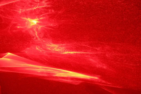Vacker Fotofon Målad Med Röd Laser Som Ett Resultat Ljusbrytning — Stockfoto