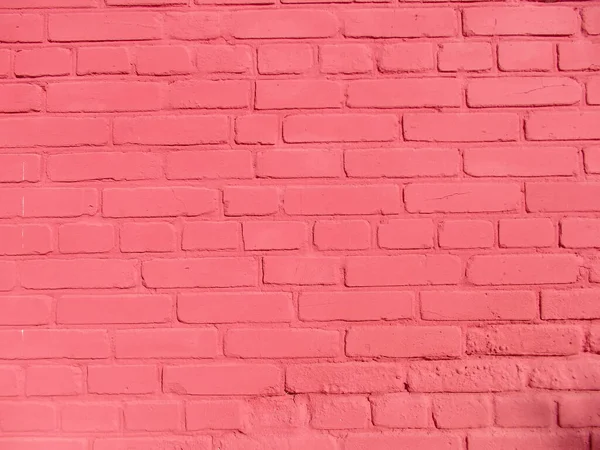 背景やデザインのアートワークのためのヴィンテージスタイルのパターンとピンクのレンガの壁のテクスチャ — ストック写真