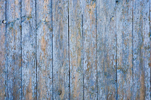 Natürlicher Holz Hintergrund Die Textur Einer Schäbigen Mit Blauer Farbe — Stockfoto