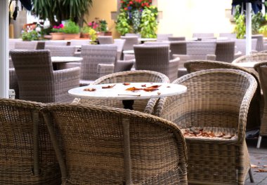 Corona virüsü yüzünden restoranlar ve kafeler kapalı, covid19