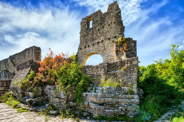 Ruínas Dvigrad Dvigrad Uma Cidade Medieval Abandonada Centro Ístria Croácia — Fotografia de Stock