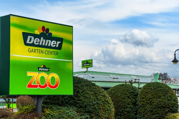Koblenz Almanya 2021 Merkezin Önünde Dehner Logosu Dehner Almanya Avusturya — Stok fotoğraf