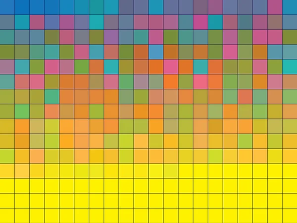 Pixel quadrati di sfondo colorati . — Vettoriale Stock