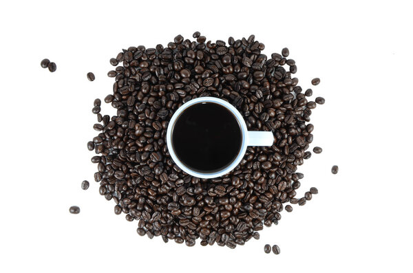 Coffee beans and Coffee drink
