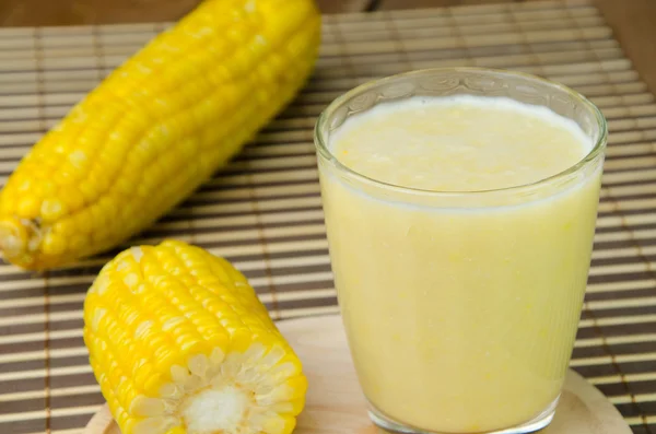Corn juice and smoothie — Stock Photo, Image