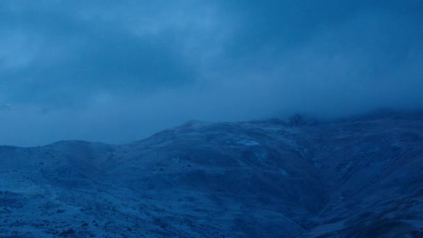 Montanhas do Cáucaso no Crepúsculo — Vídeo de Stock