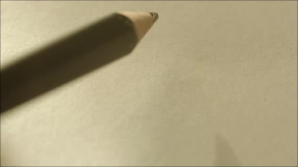 Знак долара письмовій формі з олівцем свинцю — стокове відео