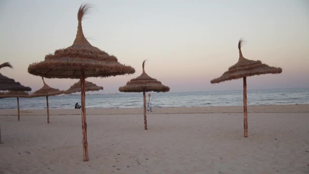 Playa de Hammamet — Vídeo de stock