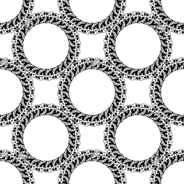 Siyah ve beyaz kusursuz desen