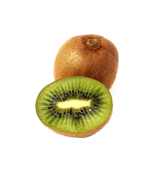 Sliced and whole kiwi — Stock Photo, Image