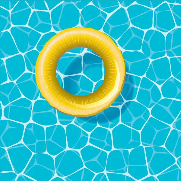 Cercle de natation sur l'eau — Image vectorielle