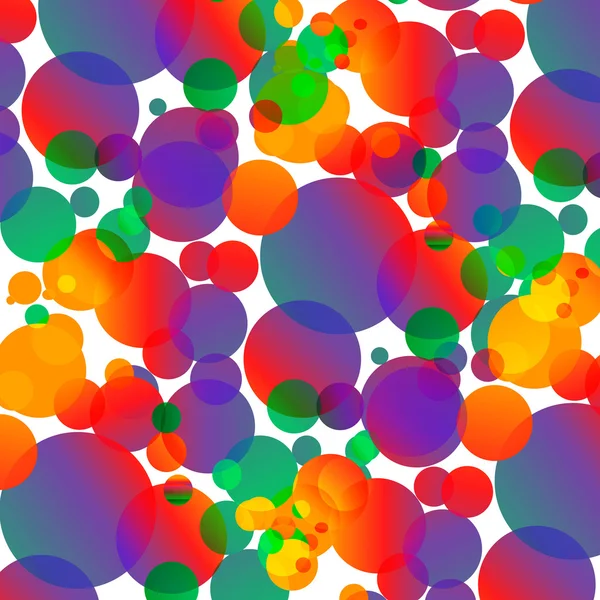Achtergrond met gekleurde cirkels — Stockvector