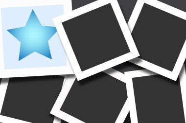 Dağınık fotoğraf çerçevesi anılmaya değer pitoresk
