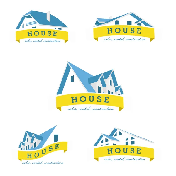Haus Logo Design-Vorlage — Stockvektor