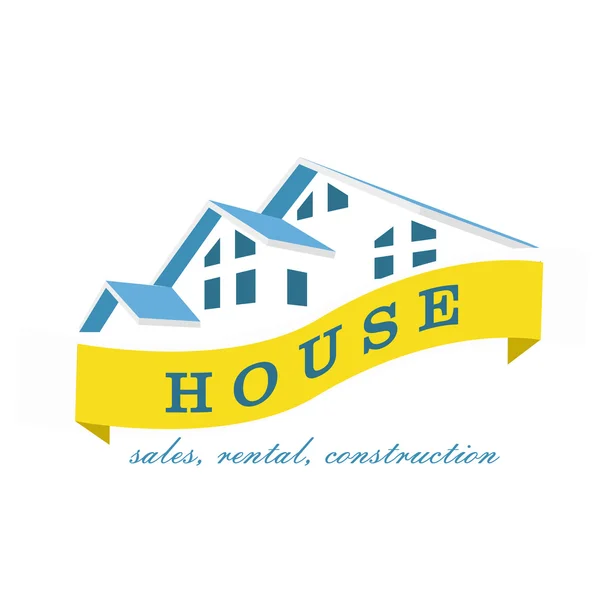 House logotyp formgivningsmall — Stock vektor