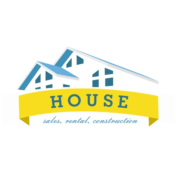 Πρότυπο σχεδίασης λογότυπο σπίτι — Διανυσματικό Αρχείο