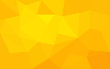 Yellow triangle structure abstract