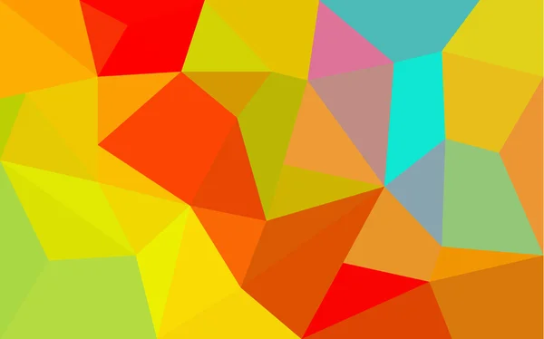 Rainbow colors triangular vector pattern — Stock Vector