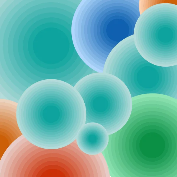 Bolas geométricas de color de fondo — Archivo Imágenes Vectoriales